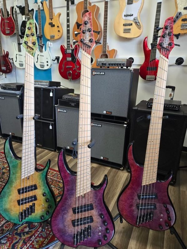 (3) Vens Customs basses-FF524 Fanned Fret